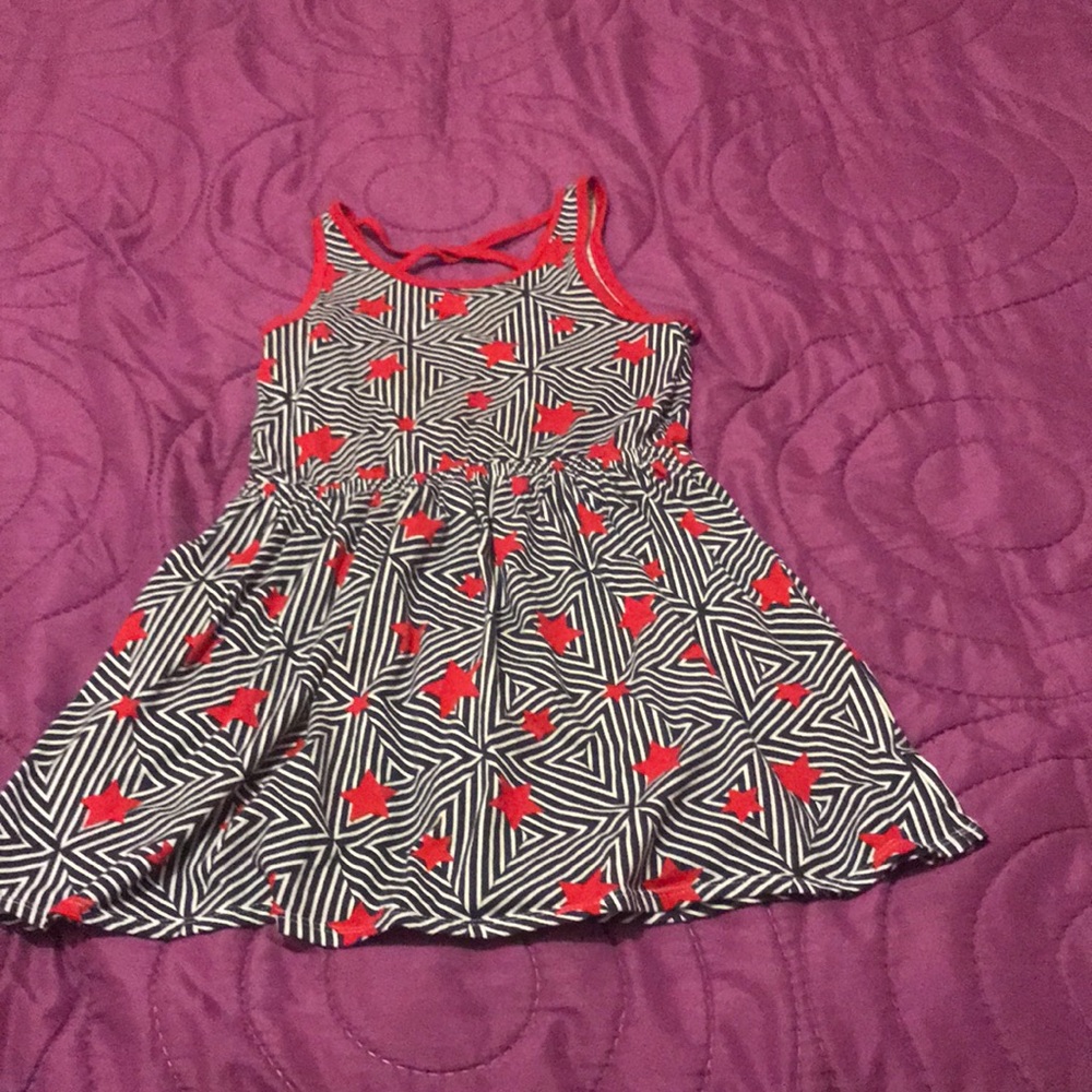 Red white and blue dress